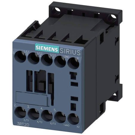 Siemens 3RT2016-1AP01– contacteur AC-3 4 KW 400 V 1NA Courant alternatif 230 V s00 Borne à vis
