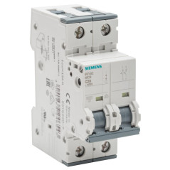 SIEMENS - Disjoncteur électrique bipolaire 20 A courbe C pour parafoudre