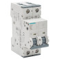 SIEMENS - Disjoncteur électrique bipolaire 20 A courbe C pour parafoudre SIEMENS - Disjoncteur électrique bipolaire 20 A courbe C pour parafoudre