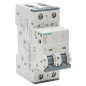 SIEMENS - Disjoncteur électrique bipolaire 20 A courbe C pour parafoudre SIEMENS - Disjoncteur électrique bipolaire 20 A courbe C pour parafoudre