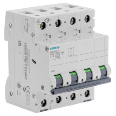 SIEMENS - Disjoncteur tetrapolaire 10A Courbe C