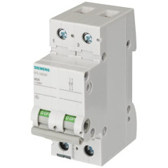 Siemens SENTRON Interrupteur 70 mm 400 V 2 modules 35 mm2 2 pôles 40 A