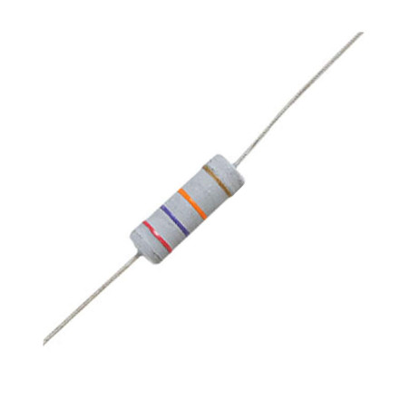 sourcing map 3 W 500 V 27K Ohm Metal Oxide Film résistances Multicolore 10 pièces