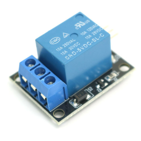WINGONEER 5PCS KY-019 5V Bouclier de carte de module de relais d'une voie pour PIC AVR DSP ARM pour le relais d'arduino