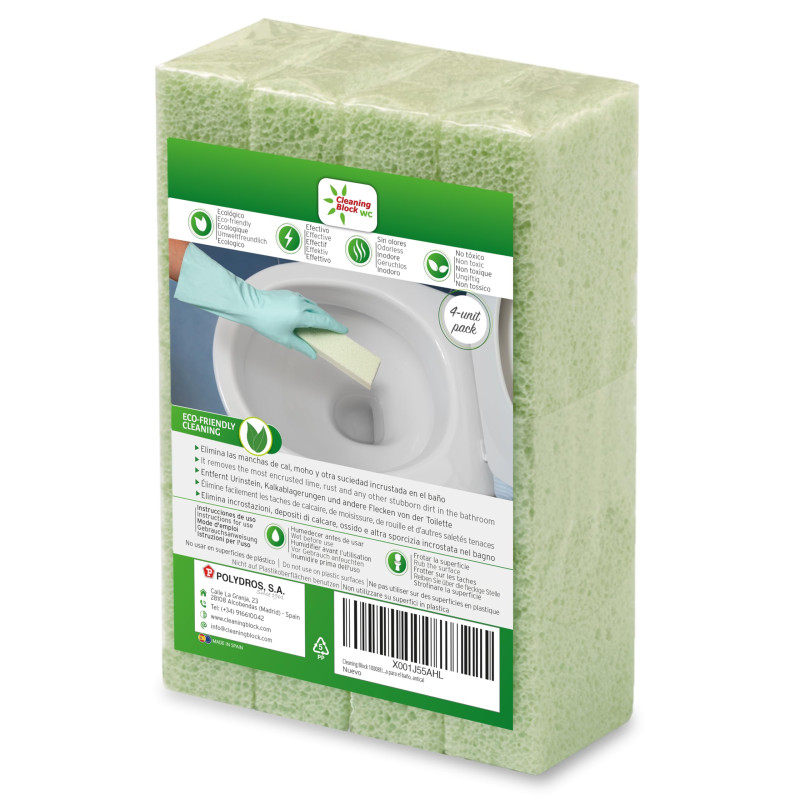 Cleaning Block WC 1008EI - Élimine efficacement les Taches de Calcaire, le Tartre et toute Saleté Incrustée sur Toilettes, Lavab Cleaning Block WC 1008EI - Élimine efficacement les Taches de Calcaire, le Tartre et toute Saleté Incrustée sur Toilettes, Lavab