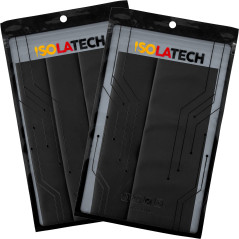 ISOLATECH Gaine thermorétractable 3:1 set avec colle noir Ø30mm 0,6 mètre en 3pcs x 20cm et Ø40mm 0,4 mètre en 2pcs x 20cmrésist
