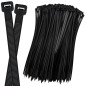 ISOLATECH Lot de 100 colliers de serrage noirs 250mm x 4,8mm en nylon, résistants à la chaleur et aux UV, haute résistance à la ISOLATECH Lot de 100 colliers de serrage noirs 250mm x 4,8mm en nylon, résistants à la chaleur et aux UV, haute résistance à la