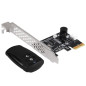 SilverStone SST-ES02-PCIe - Télecommande sans-fil 2.4G pour allumer/redémarrer l'ordinateur, Le haut-parleur PC intégré, PCIe SilverStone SST-ES02-PCIe - Télecommande sans-fil 2.4G pour allumer/redémarrer l'ordinateur, Le haut-parleur PC intégré, PCIe