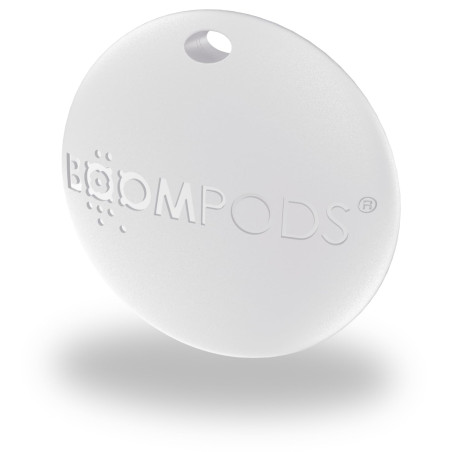 Boompods Boomtag Traceur Tag - Smart Traceur Bluetooth Compatible avec Apple Find My, Étanche IPX5, Localisateur d'objet pour C