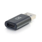 C2G Adaptateur USB C Femelle vers USB A mâle SuperSpeed USB 5 Gbit/s, Compatible avec Smartphones, tablettes et Ordinateurs Port C2G Adaptateur USB C Femelle vers USB A mâle SuperSpeed USB 5 Gbit/s, Compatible avec Smartphones, tablettes et Ordinateurs Port