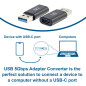 C2G Adaptateur USB C Femelle vers USB A mâle SuperSpeed USB 5 Gbit/s, Compatible avec Smartphones, tablettes et Ordinateurs Port C2G Adaptateur USB C Femelle vers USB A mâle SuperSpeed USB 5 Gbit/s, Compatible avec Smartphones, tablettes et Ordinateurs Port