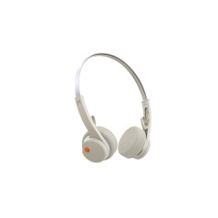 MONDO Freestyle On-Ear Bluetooth Headphones, Grège