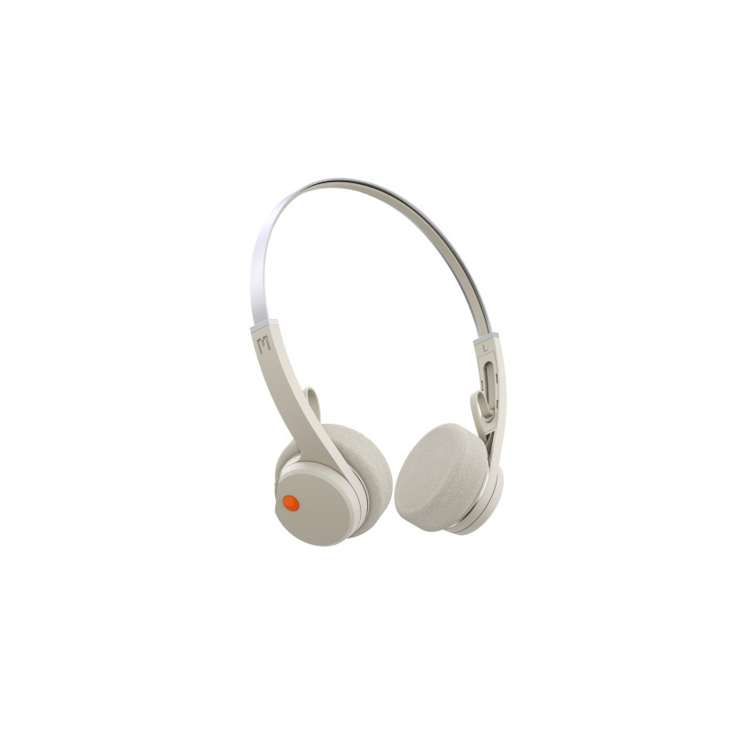 MONDO Freestyle On-Ear Bluetooth Headphones, Grège MONDO Freestyle On-Ear Bluetooth Headphones, Grège