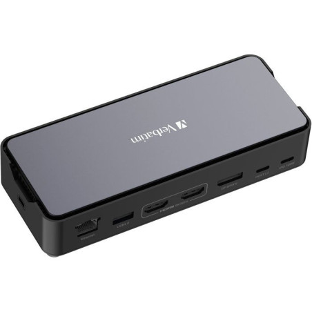 Verbatim Station d'accueil USB-C Pro, hub 15 en 1 avec SSD intégré, Adaptateur multiport vers HDMI 4K et 8K, USB-A et USB-C, PD