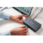 Verbatim USB-C Pro Station d'accueil 17 en 1 Hub multiport vers HDMI 4K et 8K, USB-A et USB-C, PD 100 W, AUX, Lecteur de Cartes, Verbatim USB-C Pro Station d'accueil 17 en 1 Hub multiport vers HDMI 4K et 8K, USB-A et USB-C, PD 100 W, AUX, Lecteur de Cartes,