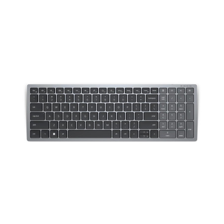 Dell KB740 Clavier RF sans Fil + Bluetooth QWERTY US International Gris, Noir