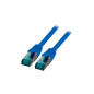 EFB-Elektronik Câble patch RJ45 catégorie 6A S/FTP FRNC - 30 m - Bleu