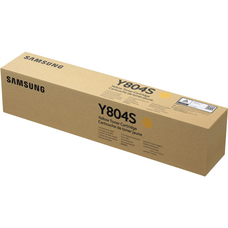 Samsung CLT-Y804S Cartouche d'encre d'origine compatible avec SL-X3280NR/X3220NR Jaune