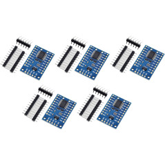TECNOIOT 5 pièces Module d'extension IO 16 Bits PCF8575 I2C vers Carte d'extension de Ports 16IO