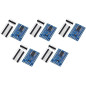 TECNOIOT 5 pièces Module d'extension IO 16 Bits PCF8575 I2C vers Carte d'extension de Ports 16IO