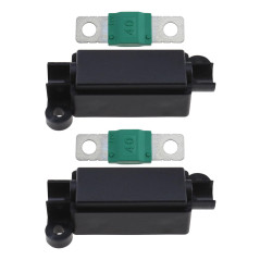 EMSea 2pcs Porte-fusibles Midi et 2pcs Fusibles Midi 40Amp Remplcacement pour Voitures Camions Véhicules de Construction Machine