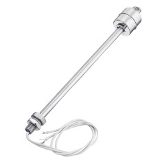 TuToy Contrôleur de niveau de capteur de liquide de commutateur de flotteur vertical de réservoir de débit d'eau d'acier inoxyda