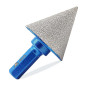 Foret conique diamant pour carrelage 35mm–BRSCHNITTx perceuse électrique à tige hexagonale, foret biseauté pour façonner l'élarg Foret conique diamant pour carrelage 35mm–BRSCHNITTx perceuse électrique à tige hexagonale, foret biseauté pour façonner l'élarg