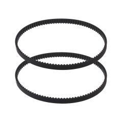 SG Store 2pcs Courroie d'entraînement en Caoutchouc Compatible avec Makita 9910 9911 Ponceuse Ceinture de Rechange en Boucle Fer