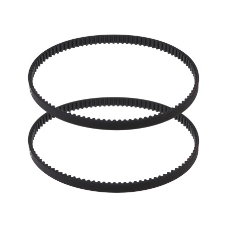 SG Store 2pcs Courroie d'entraînement en Caoutchouc Compatible avec Makita 9910 9911 Ponceuse Ceinture de Rechange en Boucle Fer