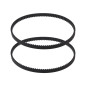 SG Store 2pcs Courroie d'entraînement en Caoutchouc Compatible avec Makita 9910 9911 Ponceuse Ceinture de Rechange en Boucle Fer SG Store 2pcs Courroie d'entraînement en Caoutchouc Compatible avec Makita 9910 9911 Ponceuse Ceinture de Rechange en Boucle Fer