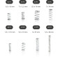 Kit de ressorts de compression 246 pcs. Ressorts de compression en métal Ressorts en acier Kit de ressorts en spirale pour l'out Kit de ressorts de compression 246 pcs. Ressorts de compression en métal Ressorts en acier Kit de ressorts en spirale pour l'out