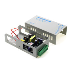 YAVIS Alimentation d'énergie pour Système de Contrôle d'Accès de Porte d'Entrée avec Délai de Verrouillage 0-15s DC12V 5A 36W So
