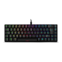 Ozone Gaming Tactical – Mini Clavier Gaming mécanique 65%, Bluetooth et USB, switches Outemu Red, Anti-ghosting, LED RGB, Layout