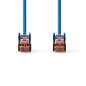 NEDIS Câble réseau CAT6 - Fiche RJ45 - Connecteur RJ45 - S/FTP - 0,25 m - Rond - LSZH - Bleu - Étiquette NEDIS Câble réseau CAT6 - Fiche RJ45 - Connecteur RJ45 - S/FTP - 0,25 m - Rond - LSZH - Bleu - Étiquette