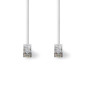 NEDIS Câble réseau catégorie 8.1 - S/FTP - Connecteur RJ45 - Connecteur RJ45-1 m - Rond - LSZH - Blanc - Étiquette NEDIS Câble réseau catégorie 8.1 - S/FTP - Connecteur RJ45 - Connecteur RJ45-1 m - Rond - LSZH - Blanc - Étiquette