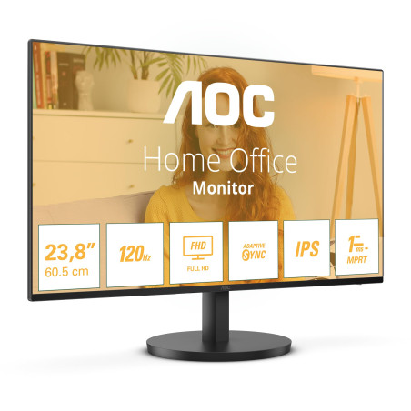 AOC Zoll 24B3HA2-24 Écran Full HD Noir 1920 x 1080 100 Hz VGA HDMI 1.4