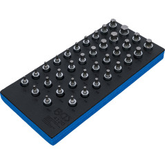 BGS 4120 Insert de servante d’atelier 1/3: Jeu de douilles à embouts carré femelle 12,5 mm (1/2") hexagone femelle, profil T (po