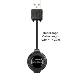 Speedlink Beenie Souris - Boutons Silencieux, Souris USB, Rouge