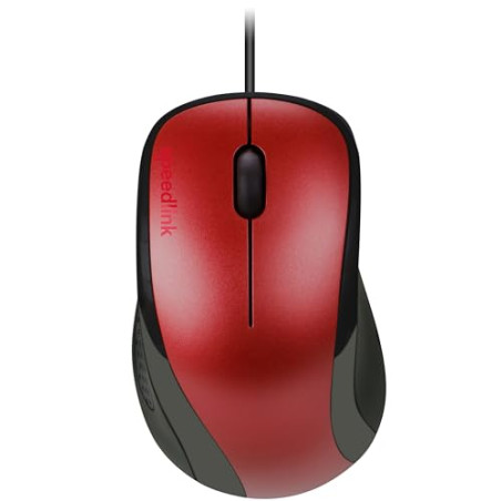 Speedlink Kappa Souris - Trois Boutons, 1.600 dpi, Rouge