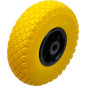 BGS Diy 80652 | Roue pour diable/chariot de transport | PU, jaune/noir | 260 mm BGS Diy 80652 | Roue pour diable/chariot de transport | PU, jaune/noir | 260 mm