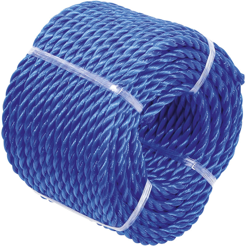 BGS Diy 80804 | Corde en matière plastique/utilisation universelle | 4 mm x 20 m | bleu BGS Diy 80804 | Corde en matière plastique/utilisation universelle | 4 mm x 20 m | bleu