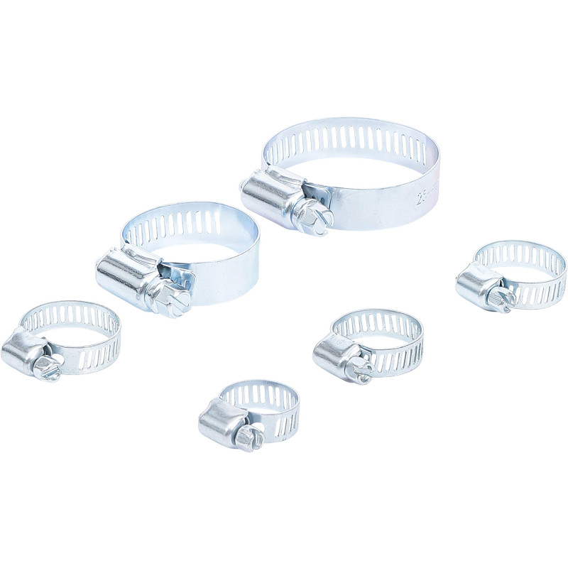 BGS Diy 80855 | Assortiment de colliers | Ø 4-45 mm | 6 pièces