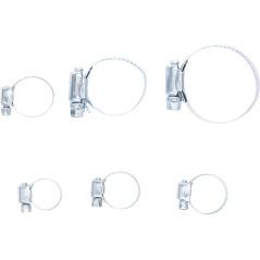 BGS Diy 80855 | Assortiment de colliers | Ø 4-45 mm | 6 pièces