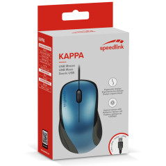 Speedlink Kappa Souris - Trois Boutons, 1.600 dpi, Bleu