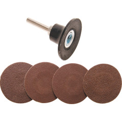 BGS 8590 | Jeu de disques/plateaux abrasifs | Ø 50 mm