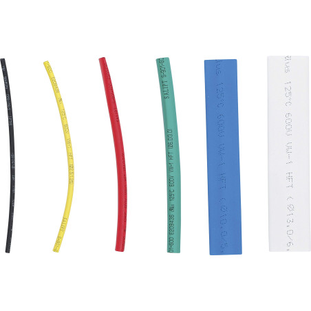 BGS Diy 88186 | Assortiment de gaines thermorétractables | multicolore | 99 pièces