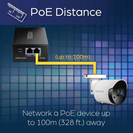 TRENDnet, TPE-219GI, Injecteur PoE++ 2,5G