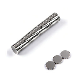 Yizhet 100 Pièces Aimants Puissants 8x1 mm, Petits Aimants Frigo Néodyme pour Arts, Bricolage, Loisirs Créatifs, Bureau et Maiso