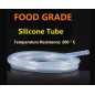 Antrella Tube en Silicone Flexible Qualité Alimentaire 3mm ID x OD 5mm épaisseur de 1mm tuyau d'eau transparent 50 mètres Antrella Tube en Silicone Flexible Qualité Alimentaire 3mm ID x OD 5mm épaisseur de 1mm tuyau d'eau transparent 50 mètres