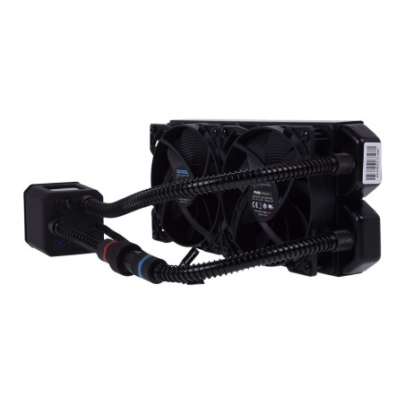 Alphacool Eisbaer 240 CPU Processeur eau et gaz réfrigérants - Eaux et gaz réfrigérants (Noir, 30 mm, 2,31 kg, 12 cm)